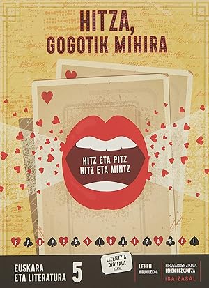 Imagen del vendedor de Hitza,gogotik mihira.euskara eta literatura 5.lmh fanfest 2022 a la venta por Imosver