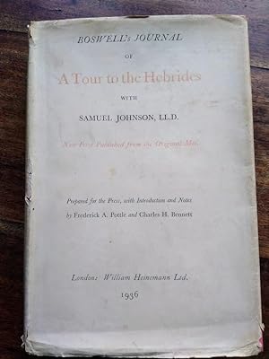Boswell's Journal of a Tour to the Hebrides with Samuel Johnson, LL. D.