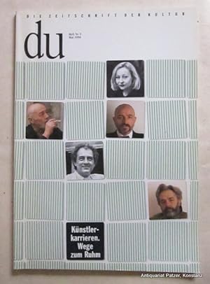 Themenheft der Zeitschrift "Du". Jahrgang 1990, Heft 5 (Gesamtheft 591). Zürich, Conzett & Huber,...