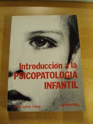 Imagen del vendedor de INTRODUCICIN A LA PSICOPATOLOGA INFANTIL a la venta por LIBRERIA AZACAN