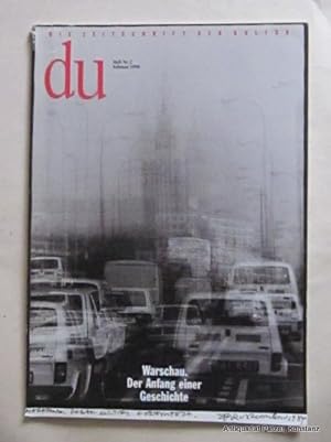 Themenheft der Zeitschrift "Du". Jahrgang 1990, Heft 2 (Gesamtheft 585). Zürich, Conzett & Huber,...