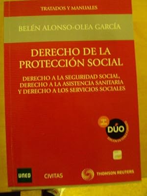 Bild des Verkufers fr DERECHO DE LA PROTECCIN SOCIAL. TRATADOS Y MANUALES zum Verkauf von LIBRERIA AZACAN