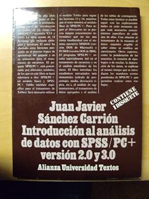 Seller image for INTRODUCCIN AL ANLISIS DE DATOS CON SPSS/PC+ for sale by LIBRERIA AZACAN