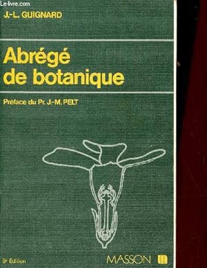 Bild des Verkufers fr Abrg de botanique - 5e dition. zum Verkauf von Le-Livre