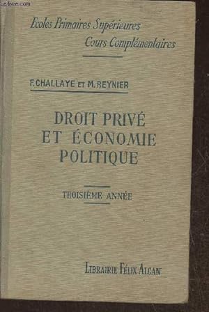 Seller image for Cours de Droit priv et d'conomie politique for sale by Le-Livre