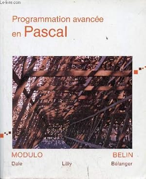 Image du vendeur pour Programmation avance en Pascal. mis en vente par Le-Livre