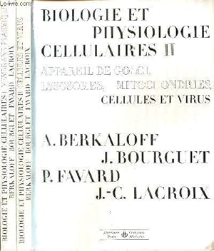 Image du vendeur pour Biologie et physiologie cellulaires - en 2 tomes - tomes 1 + 2 - tome 1 : membrane plasmique etc - Tome 2 : cellules et virus etc - Collection mthodes - Nouvelle dition entirement refondue et augmente. mis en vente par Le-Livre