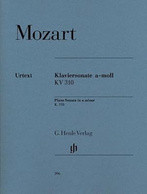 Bild des Verkufers fr Mozart, Wolfgang Amadeus - Klaviersonate a-moll KV 310 (300d) zum Verkauf von Wegmann1855