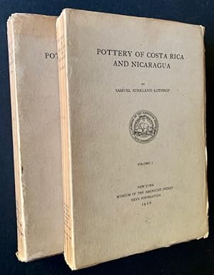 Bild des Verkufers fr Pottery of Costa Rica and Nicaragua (2 Vols.) zum Verkauf von APPLEDORE BOOKS, ABAA