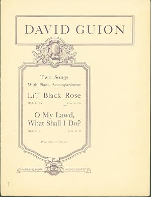 Li'l' Black Rose (sheet music)