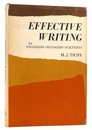 Seller image for EFFECTIVE WRITING FOR ENGINEERS, MANAGERS, SCIENTISTS for sale by Rare Book Cellar