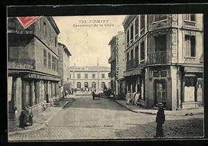 Ansichtskarte Firminy, Carrefour de la Gare