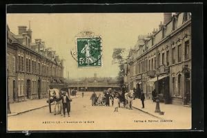 Ansichtskarte Abbeville, L`Avenue de la Gare