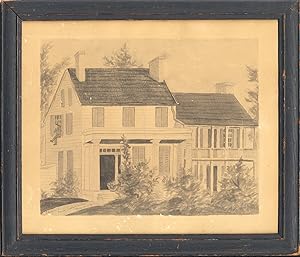 Thorpland Plantation, Prince George's County, Maryland. (1910 Ink Wash Drawing)