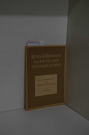 Bild des Verkufers fr Die Wohnungswirtschaft in der sowjetischen Besatzungszone / Dorothea Faber. Hrsg. vom Bundesministerium f. gesamtdeutsche Fragen / Bonner Berichte aus Mittel- und Ostdeutschland zum Verkauf von ralfs-buecherkiste