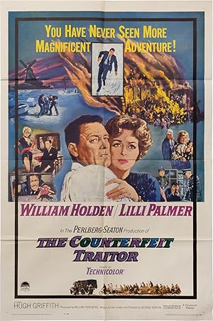 The Counterfeit Traitor (Original poster for the 1962 film)