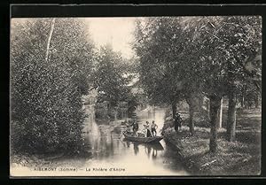 Ansichtskarte Ribemont, La Rivière d`Ancre, Angeln