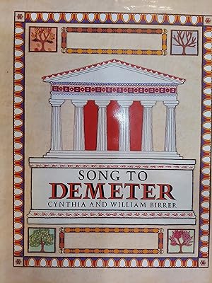 Seller image for Song To Demeter for sale by The Book House, Inc.  - St. Louis