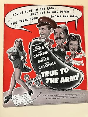 Imagen del vendedor de True to the Army 1944 Judy Canova, Allan Jones, Ann Miller a la venta por AcornBooksNH