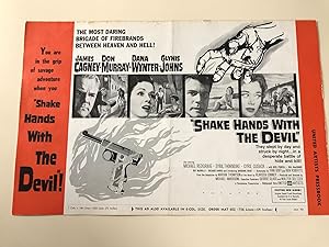 Bild des Verkufers fr Shake Hands with the Devil Pressbook 1959 James Cagney, Don Murray, Dana Wynter, Glynis Johns zum Verkauf von AcornBooksNH