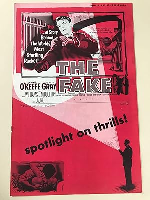 Immagine del venditore per The Fake Pressbook 1953 Dennis O'Keefe, Coleen Gray, Hugh Williams venduto da AcornBooksNH
