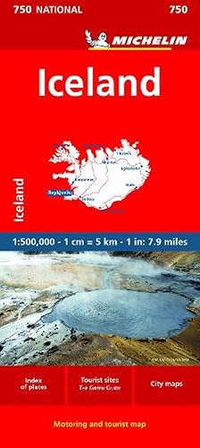Seller image for Iceland - - Michelin National Map 750 (Folded) for sale by AussieBookSeller