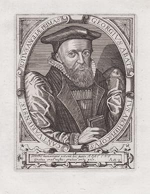 Seller image for Georgius Abattus Archiepiscopus Cantuariensis." - George Abbot (1562-1633) archbishop of Canterbury Trinity College Dublin Portrait for sale by Antiquariat Steffen Vlkel GmbH