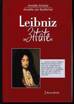Bild des Verkufers fr Leibniz-Zitate. zum Verkauf von Antiquariat Puderbach