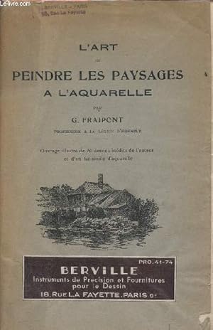 Seller image for L'art de peindre les paysages  l'aquarelle. for sale by Le-Livre