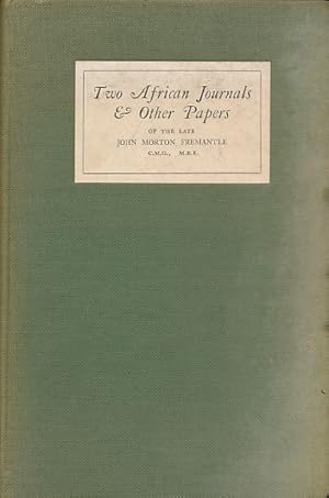 Seller image for Two African Journals & Other Papers for sale by Barter Books Ltd