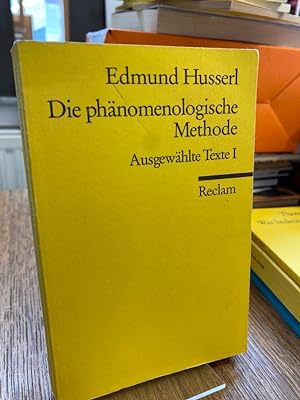 Seller image for Die phnomenologische Methode. (= Ausgewhlte Texte I). for sale by Altstadt-Antiquariat Nowicki-Hecht UG