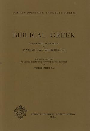 Imagen del vendedor de Biblical Greek a la venta por Di Mano in Mano Soc. Coop