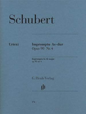 Bild des Verkufers fr Schubert, Franz - Impromptu As-dur op. 90 Nr. 4 D 899 zum Verkauf von Wegmann1855