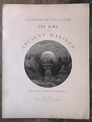 Seller image for Title Page with Gustave Dore Illustration from The Rime of the Ancient Mariner by Samuel Taylor Coleridge for sale by Under the Covers Antique Books