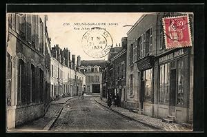 Carte postale Meung-sur-Loire, Rue Jehan de Meung