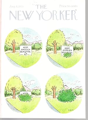 Seller image for The New Yorker Magazine, August 8, 1970 for sale by Dorley House Books, Inc.