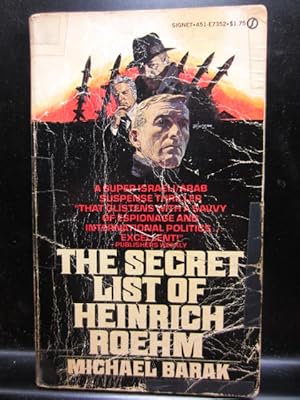 Bild des Verkufers fr THE SECRET LIST OF HEINRICH ROEHM zum Verkauf von The Book Abyss