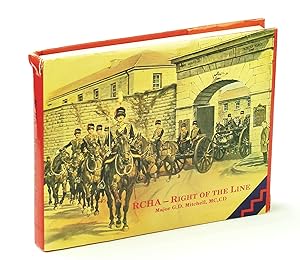 Bild des Verkufers fr RCHA - Right of the Line: An anecdotal History of the Royal Canadian Horse Artillery From 1871 zum Verkauf von RareNonFiction, IOBA