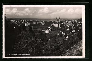 Ansichtskarte Königsberg a. Eger, Generalansicht der Stadt im Sudetengau