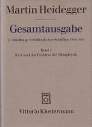 Imagen del vendedor de Kant und das Problem der Metaphysik a la venta por Wegmann1855