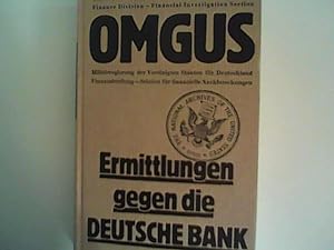 Bild des Verkufers fr Ermittlungen gegen die Deutsche Bank - 1946/1947 zum Verkauf von ANTIQUARIAT FRDEBUCH Inh.Michael Simon
