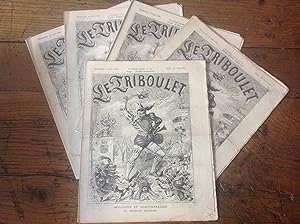 Le TRIBOULET . Jounal satirique , politique , illustré . 5 nuiméros 1880