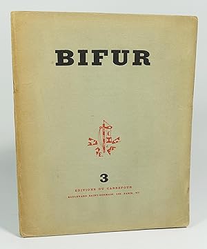 Imagen del vendedor de Revue Bifur n3 a la venta por Librairie L'Autre sommeil