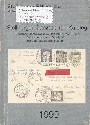 Stollberger - Ganzsachen - Katalog. Deutsche Demokratische Republik - West-Berlin, Besatzungszone...