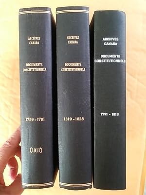 Documents relatifs à l'histoire constitutionnelle du Canada, 1759-1791, 1791-1818, 1819-1828