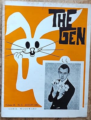 Seller image for The Gen August 1962 (Chris Woodward on cover) Volume 18 No.4 for sale by Shore Books
