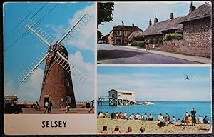 Windmill Lifeboat Selsey Postcard Medmerry Hill Sussex