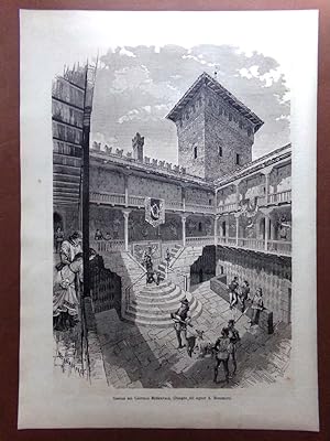 Cortile del Castello Medioevale Esposizione di Torino Bonamore