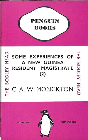 Imagen del vendedor de Some Experiences of a New Guinea Resident Magistrate (second series) 2 (First Penguin Edition) a la venta por Purpora Books