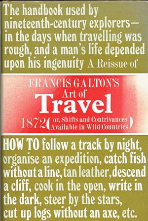 Seller image for FRANCIS GALTON'S ART OF TRAVEL (1872) for sale by Paul Meekins Military & History Books